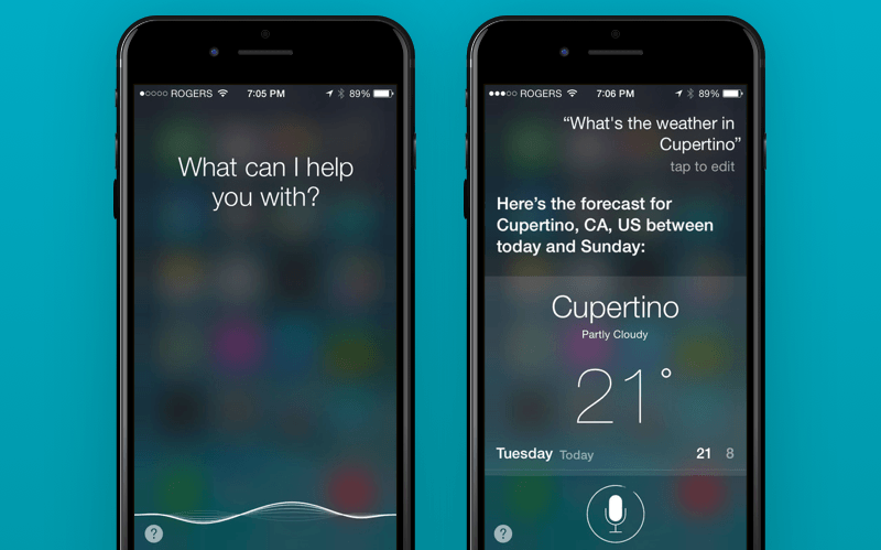 Siri, l'intelligence artificielle hébergée sur Apple